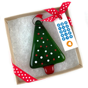 Tree in Gift Box - Dots