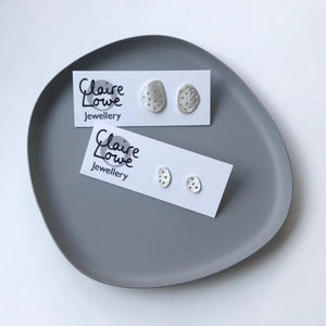 Drilled Pebble Studs