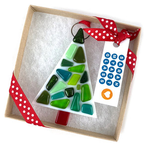 Green Patchwork Tree in Gift Box
