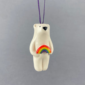 Bear with Rainbow Decoration