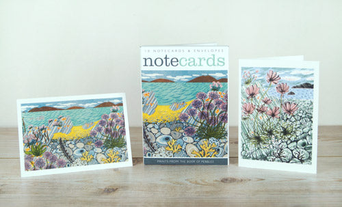 Set of Notecards - Pebble Shore by Angie Lewin