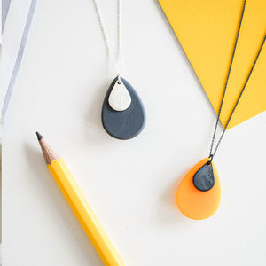 Grey Pebble Pendant