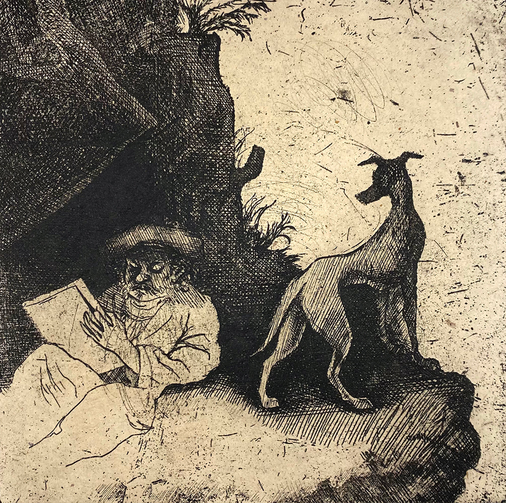 Rembrandt dog painting 2025