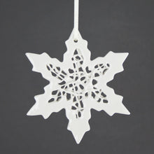 Load image into Gallery viewer, Tangled Snowflake Decoration
