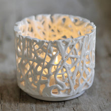Load image into Gallery viewer, Tangled Web Small Tea Light Holder
