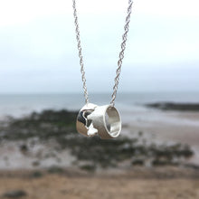 Load image into Gallery viewer, Scotland Coastline Hoop Necklace
