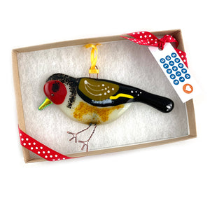 Goldfinch in Gift Box