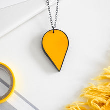 Load image into Gallery viewer, Yellow Teardrop Pendant - Small
